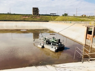 Dragagem de lagoas